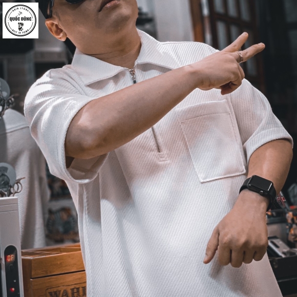 Áo PoLo Trắng size M,L